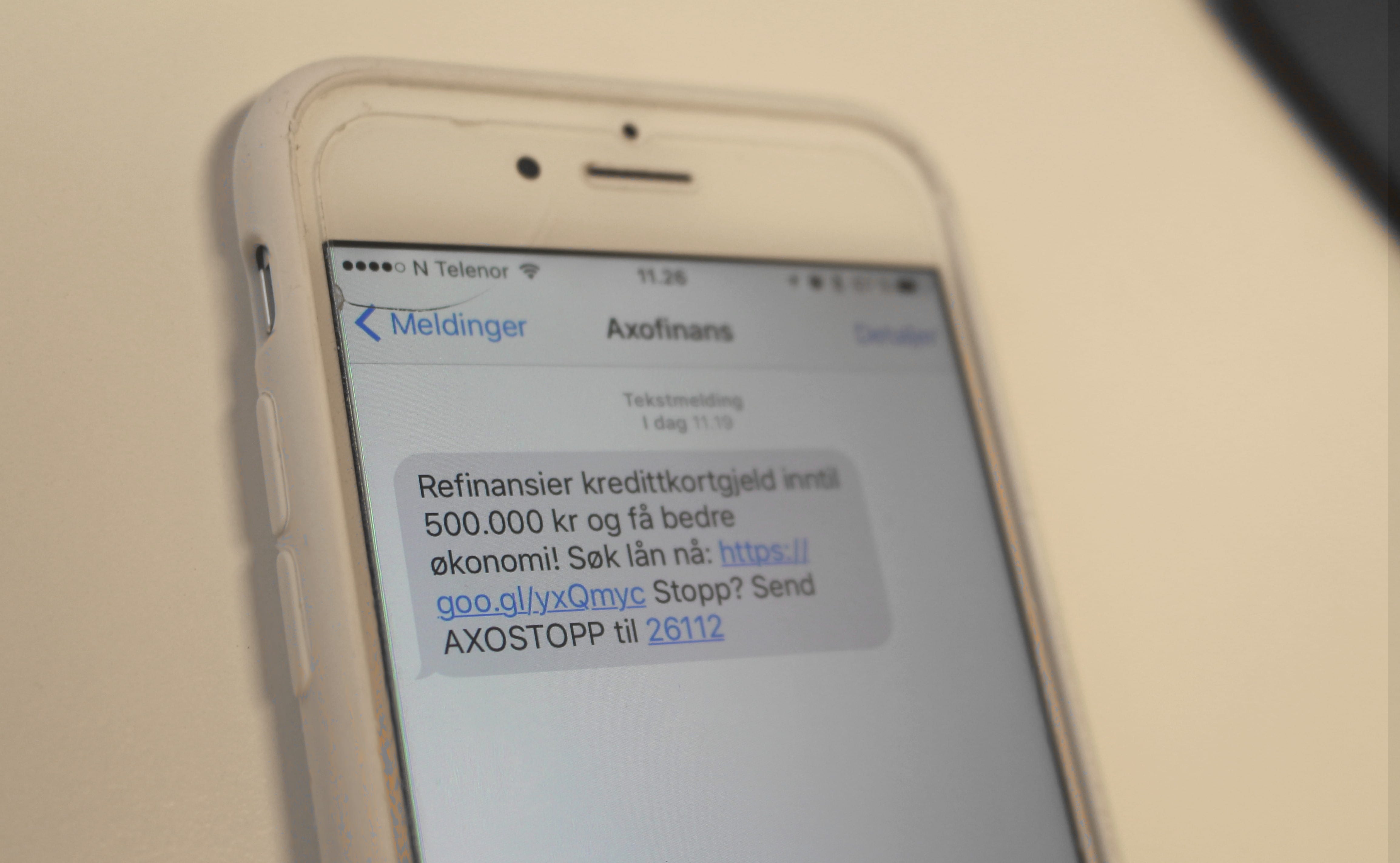 Axo Finans vil rydde opp i spam-markedsføring