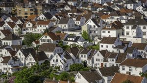 Oversiktsbilde av eneboligstrøk